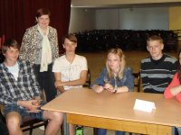 Siguldas Valsts ģimnāzijā Eiropas dienas ietvaros tika rīkots erudīcijas konkurss 
