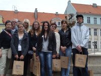 Siguldas pilsētas vidusskolas skolēni un skolotāji Polijā