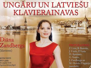 Baltajā Flīģelī notiks klavierkoncerts „Ungāru un latviešu klavierainavas”