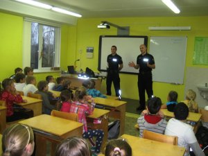 Siguldas pašvaldības policistu viesošanās Siguldas pilsētas vidusskolā