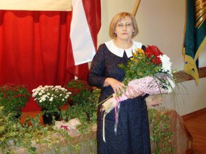 Apbalvota Siguldas Valsts ģimnāzijas vēstures skolotāja Inta Romanovska