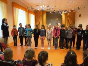 Bērnudārzā „Pasaciņa” ciemojas Siguldas 1.pamatskolas skolēni
