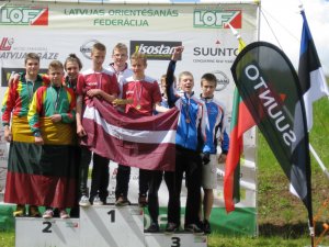 Siguldas novada orientieristam zelts Baltijas čempionātā orientēšanās sportā