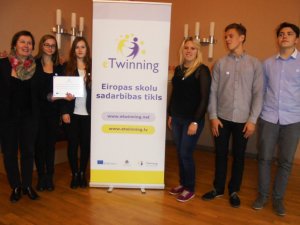 Siguldas pilsētas vidusskolas projekts „Nacionālā eTwinning balva 2015” finālā