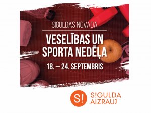 Septembrī notiks Siguldas novada Veselības un sporta nedēļa