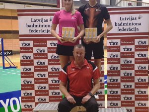 Siguldieši iegūst čempionu titulus Latvijas čempionātā badmintonā
