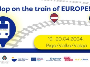Iespēja doties Eiropas Jaunatnes nedēļas piedzīvojumā ar vilcienu