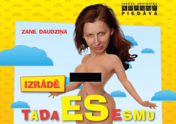 Uzsākta biļešu tirdzniecība uz Zanes Daudziņas izrādi „Tāda es esmu”