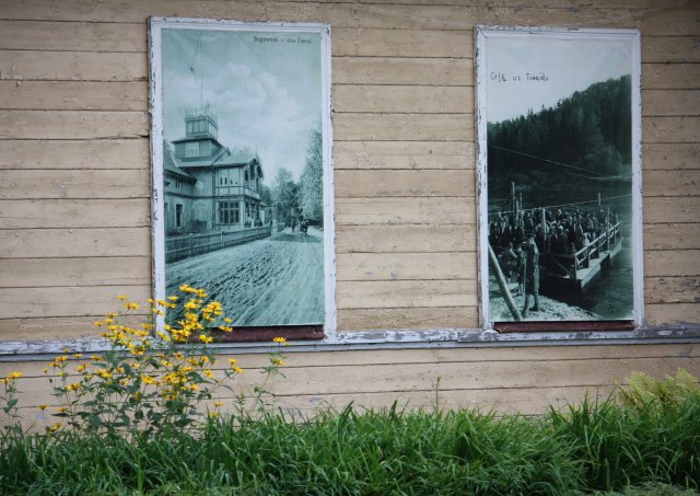 Jaunās pils kompleksa muižas logos – vēsturiski foto attēli