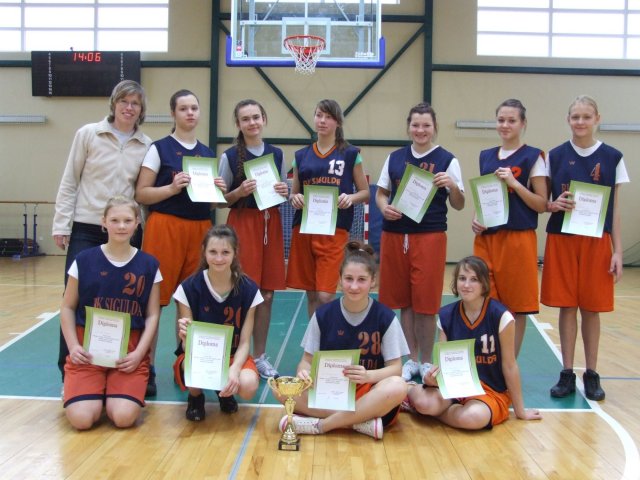 Allažu meitenēm 3.vieta basketbolā