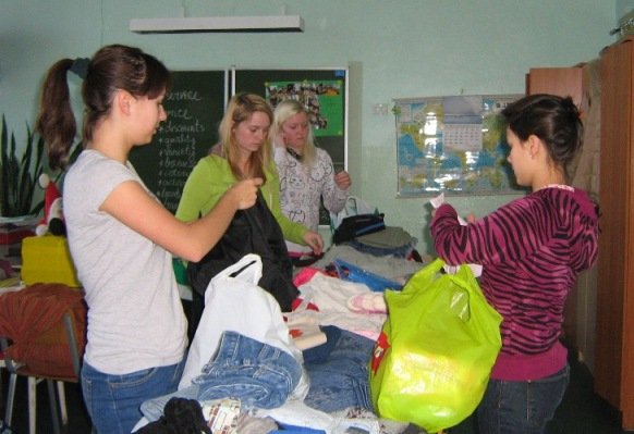 Labdarības akcijas Siguldas 2.vidusskolā