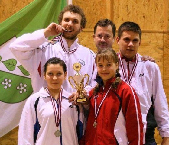 Siguldas badmintonisti — vicečempioni