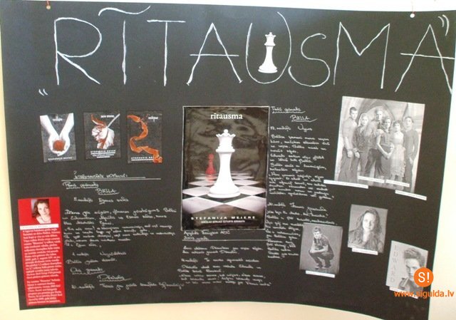 Grāmatu izstāde Siguldas Valsts ģimnāzijā kā rosinājums jauniešiem lasīt