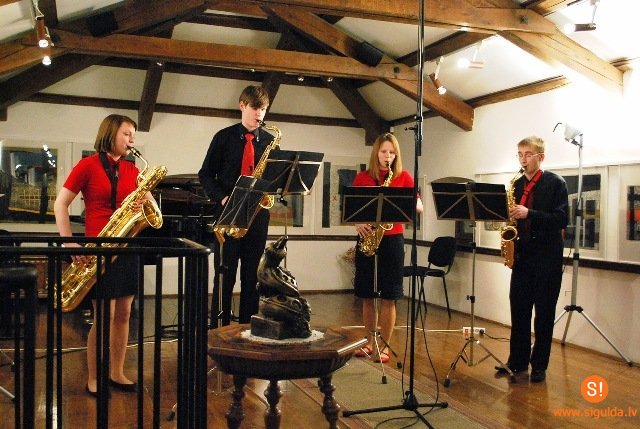 Siguldas Saksofonu kvartets uzvar Slovēnijā