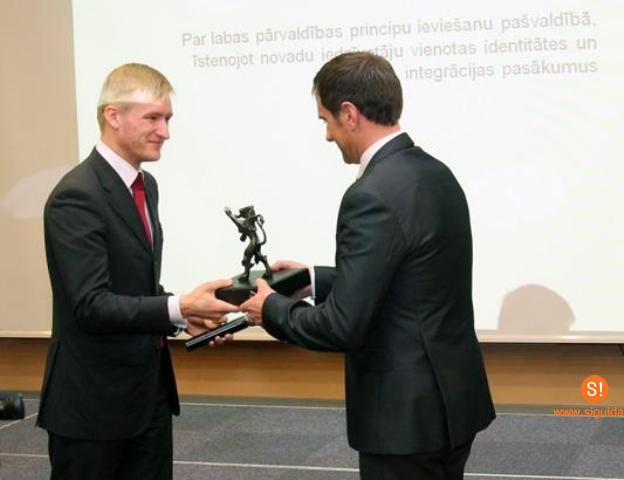 Siguldas novada Dome saņem Efektīvas pārvaldības gada balvu