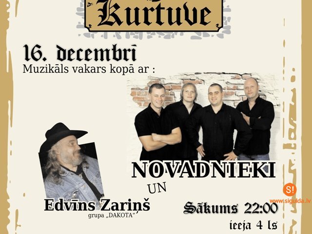 Atpūtas iespējas ar dzīvo mūziku piedāvā „Muzikālā kurtuve”