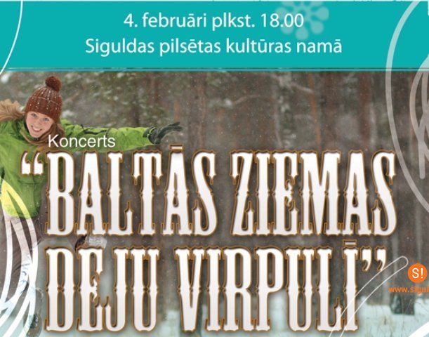 Siguldas pilsētas kultūras namā dejos Vizbulīte un draugi