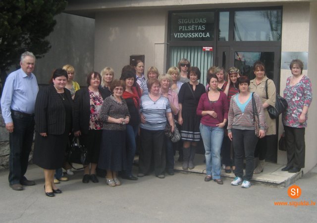 Siguldas pilsētas vidusskolā viesojas Vaiņodes vidusskolas pedagogi