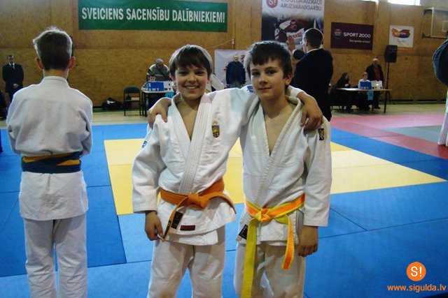 Siguldiešu starti džudo turnīrā Saldū