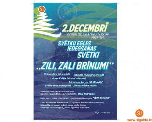 Šonedēļ Siguldas novadā – Ziemassvētku egles iedegšana, koncerti, dievkalpojumi un sporta pasākumi