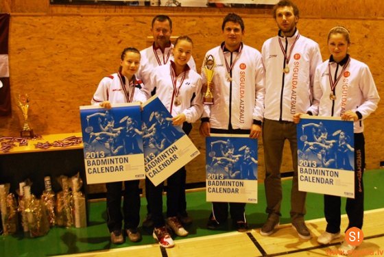 Siguldā norisinājās Latvijas badmintonu klubu sacensības