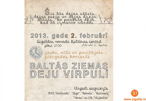 Deju kolektīvs Vizbulīte aicina uz koncertu