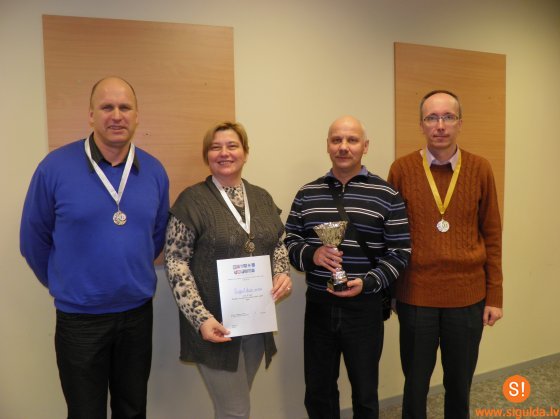 Siguldiešiem otrā vieta šahā