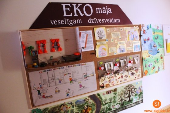 Bērnudārzā „Ieviņa” izveidota Eko māja