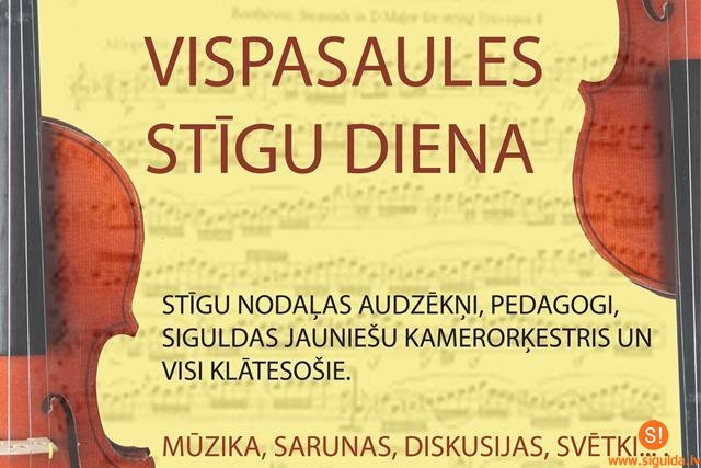 Koncertzālē „Baltais Flīģelis” – Vispasaules stīgu diena!