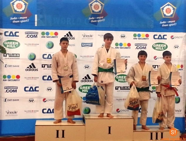 Panākumi Igaunijas džudo turnīrā