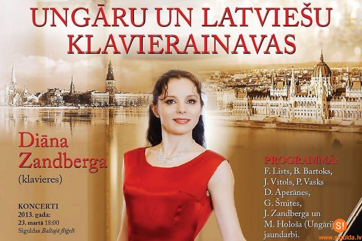 Baltajā Flīģelī notiks klavierkoncerts „Ungāru un latviešu klavierainavas”