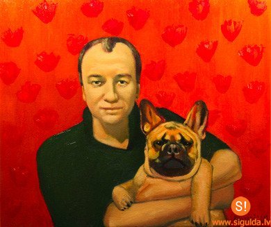 Tikšanās ar K.Zariņu par vīna mākslas darbiem un mākslu mūsdienās