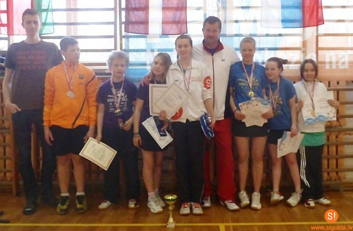 Siguldas badmintonistu panākumi Polijā