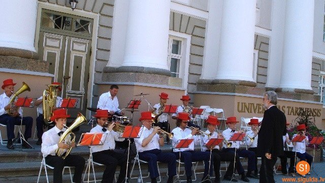 Pūtēju ansamblis „Sigulda” piedalās mūzikas festivālā Tartu