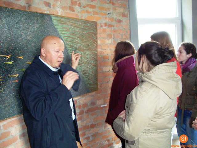 Mācību stunda Kultūras un mākslas telpā „Tornis”