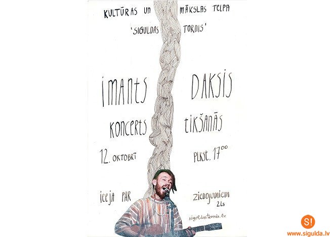 Aicina uz Imanta Dakša koncertu Siguldas Tornī