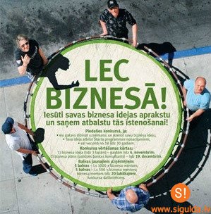 Izsludināts biznesa plānu konkurss „Lec biznesā!” jauniešiem