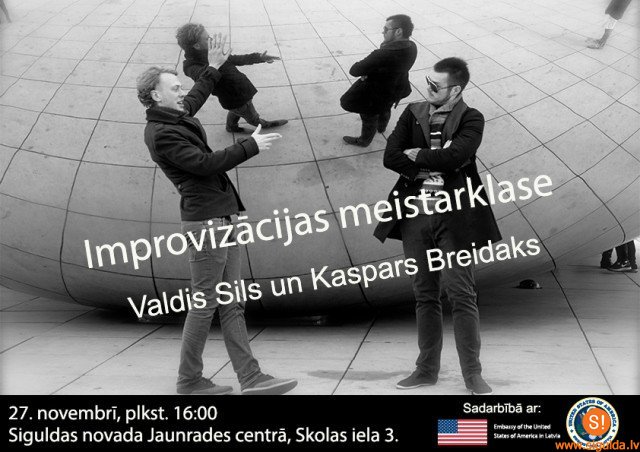 Jaunrades centrā improvizācijas meistarklase un šovs