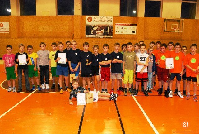 Allažu pamatskola uzvar novada skolu komandu sacensībās basketbolā