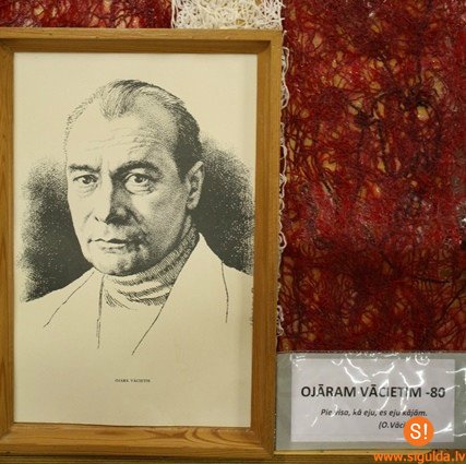 Siguldas 1.pamatskolā svin O.Vācieša dzimšanas dienu