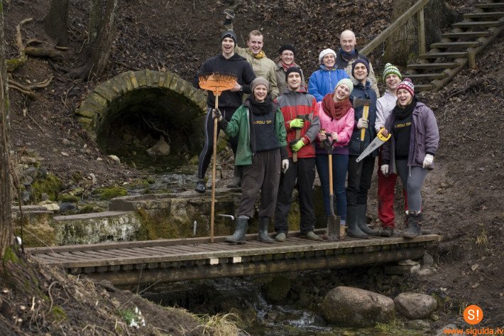 Talkā sakopta avota „Saltavots” apkārtne