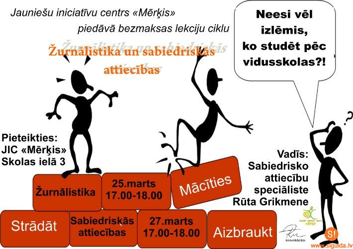 Lekciju cikls jauniešiem „Žurnālistikas un sabiedrisko attiecību pamati”