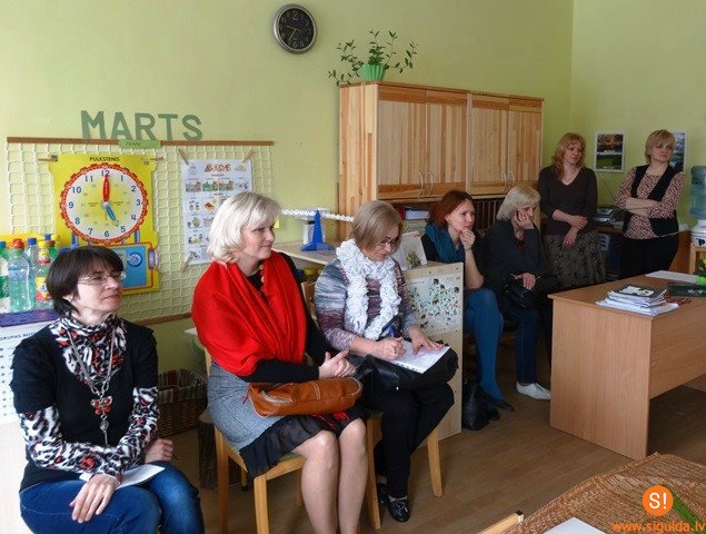 Skolu skolotāju viesošanās bērnudārzā „Ābelīte”