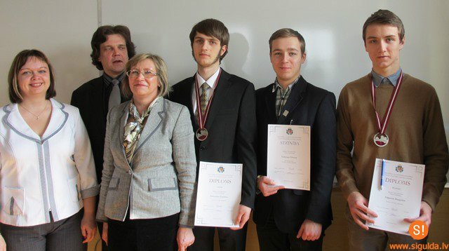 Siguldas Valsts ģimnāzijas skolēnu panākumi olimpiādēs