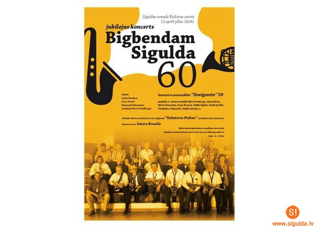 Siguldas novada Kultūras centrs aicina apmeklēt jubilejas koncertu