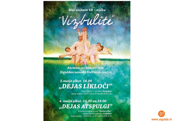 Deju kolektīvs „Vizbulīte” svinēs 50 gadu jubileju