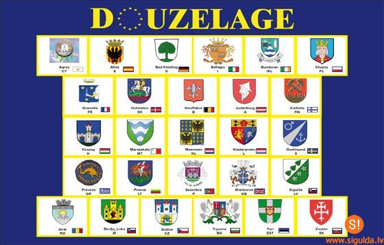 Siguldā notiek Eiropas mazo pilsētu sadraudzības tīkla „Douzelage” konference