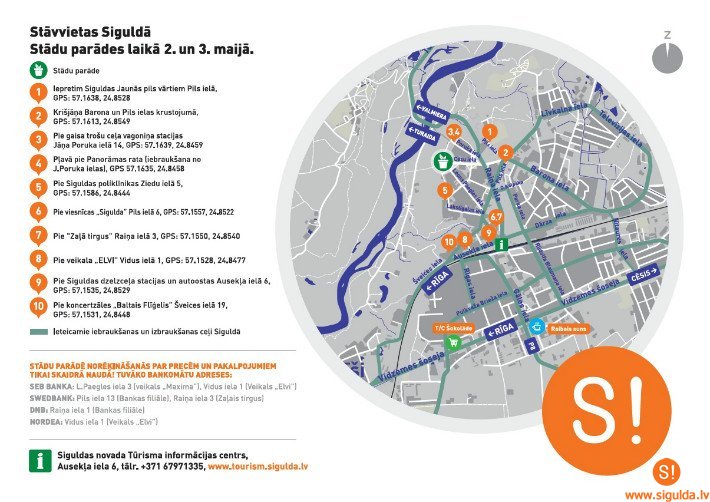 Satiksmes ierobežojumi Latvijas Stādu parādes laikā