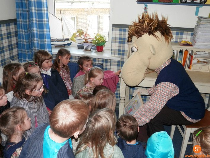 Bērnudārza „ Pasaciņa” bērni ciemojas pie Džimbas