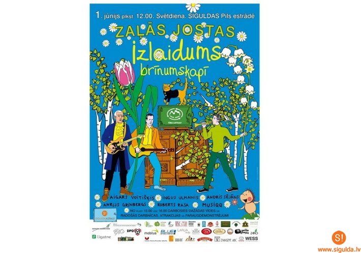 Zaļās jostas  „Izlaidums Brīnumskapī”